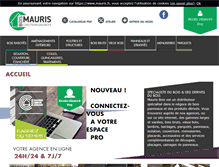 Tablet Screenshot of mauris.fr